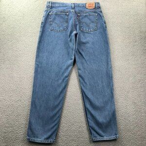 LEVIS 550 Womens Size 16 Relaxed Tapered Fit High Rise‎ 100% Cotton Denim Jeans